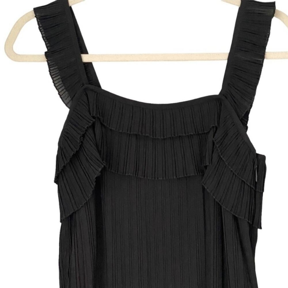 Juicy Couture Black Pink Pleated Chiffon Dress || sz4 Like New!!!